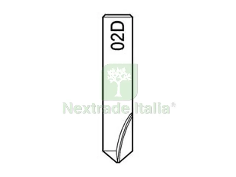 FRESA 02D PER DUPLICATRICE FUTURA PRO — Punte, frese e dischi — rif. FERX.FER373715 FRESA 02D PER DUPLICATRICE FUTURA PRO — Punte, frese e dischi — rif. FERX.FER373715