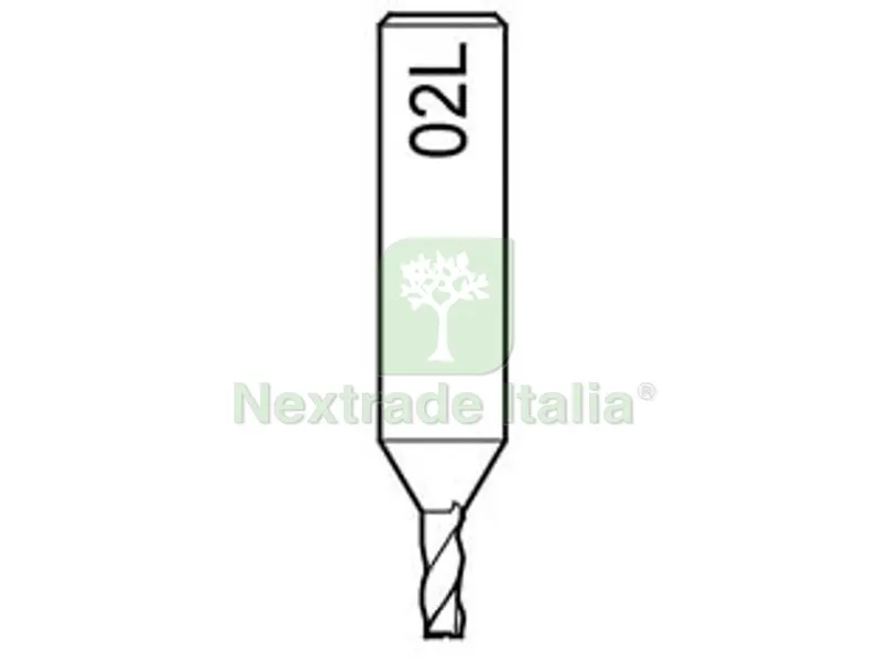 FRESA 02L PER DUPLICATRICE FUTURA PRO — Punte, frese e dischi — rif. FERX.FER373739 FRESA 02L PER DUPLICATRICE FUTURA PRO — Punte, frese e dischi — rif. FERX.FER373739