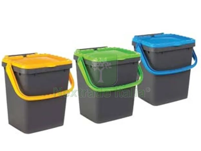 Set Pattumiera per Raccolta Differenziata LT.35 Pezzi 3 - mm.430x360x435h. — Casalinghi e organizzazione — rif. FERX.FER373814