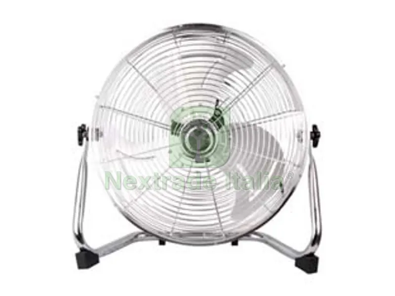 Ventilatore da Appoggio in Acciaio Cromato CM.45 — Pompe — rif. FERX.FER374026 Ventilatore da Appoggio in Acciaio Cromato CM.45 — Pompe — rif. FERX.FER374026