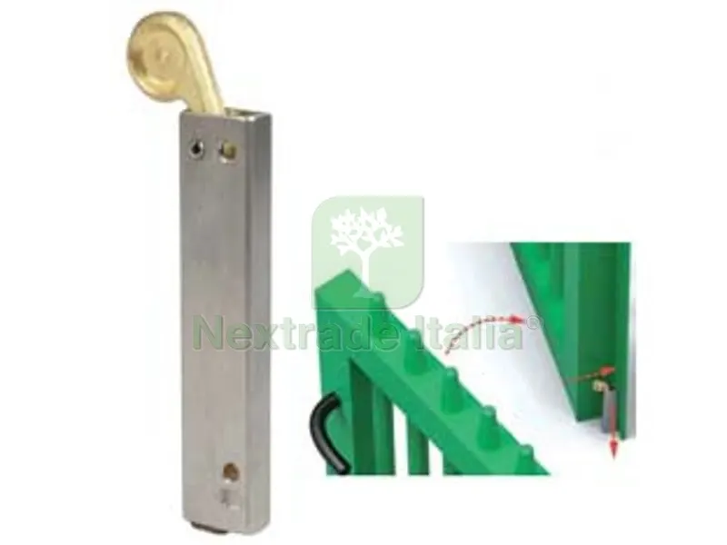 2PZ Paletti Automatici per Cancelli 2 Ante ART. 418 - mm.15x30x145h. — Accessori bagno — rif. FERX.FER374200