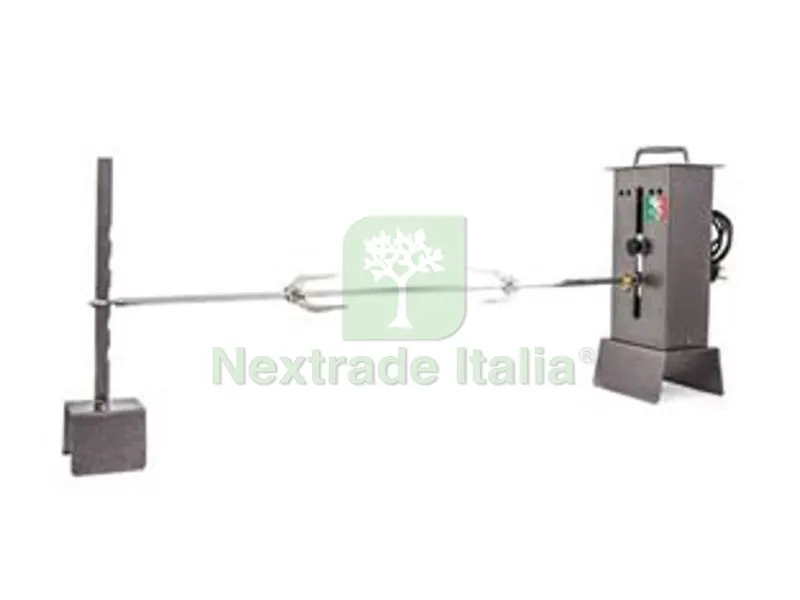 Girarrosto Elettrico Registrabile con 1 Spiedo - cm.14x13x36h. kg.2,5 — Casalinghi e organizzazione — rif. FERX.FER377423 Girarrosto Elettrico Registrabile con 1 Spiedo - cm.14x13x36h. kg.2,5 — Casalinghi e organizzazione — rif. FERX.FER377423