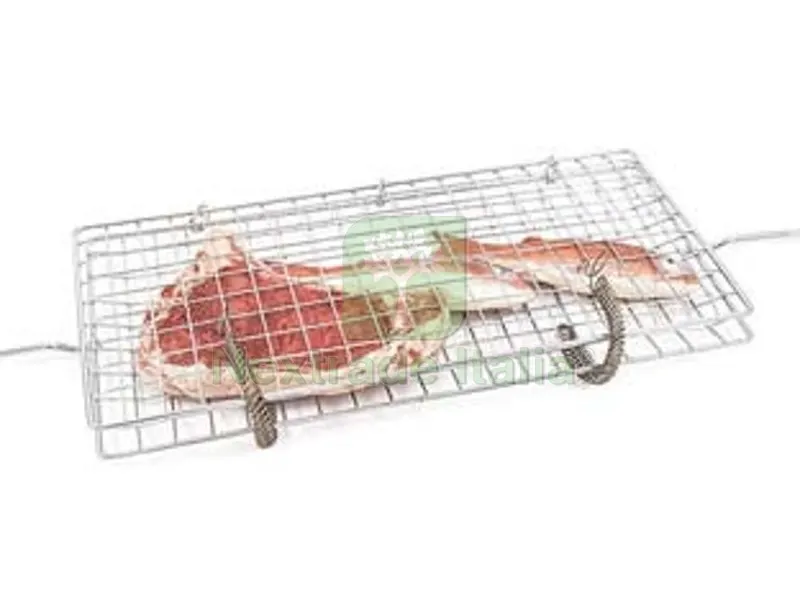 Graticola Girevole Media in Acciaio Cromato - cm.70x47x22 kg.0,8 — Casalinghi e organizzazione — rif. FERX.FER377447 Graticola Girevole Media in Acciaio Cromato - cm.70x47x22 kg.0,8 — Casalinghi e organizzazione — rif. FERX.FER377447