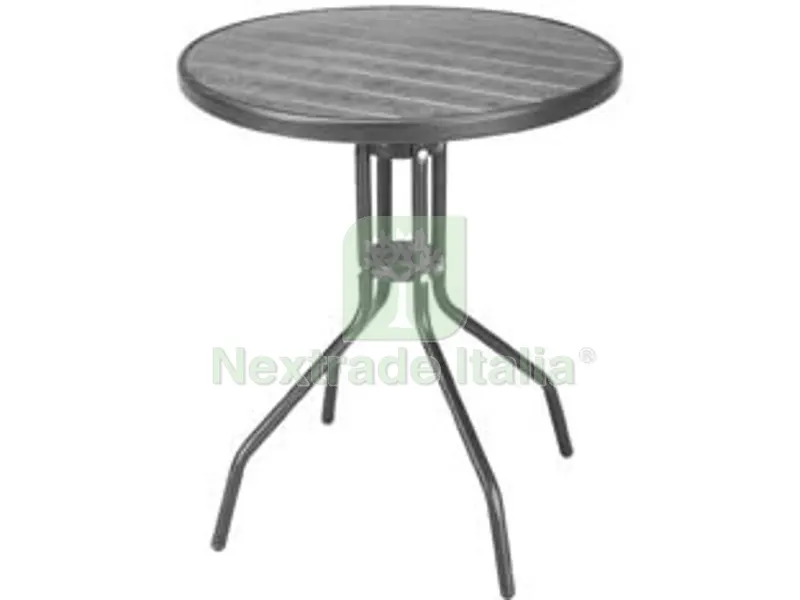 Tavolo "wood Grey" in Rattan Sintetico PP — Casalinghi e organizzazione — rif. FERX.FER378161 Tavolo "wood Grey" in Rattan Sintetico PP — Casalinghi e organizzazione — rif. FERX.FER378161