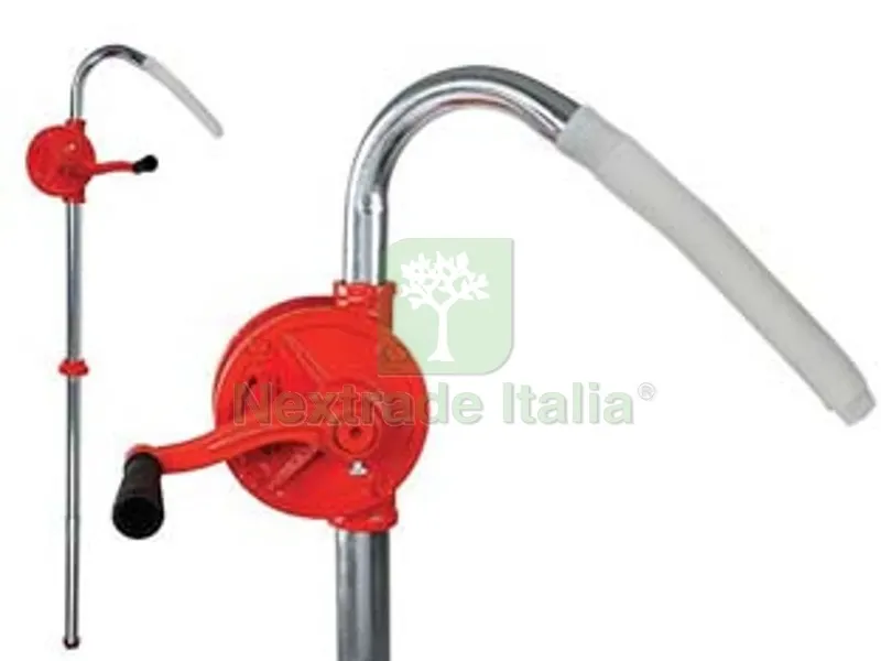 POMPA MANUALE ROTATIVA ALLUMINIO PER TRAVASO CARBURANTI — Vasi e fioriere — rif. FERX.FER380355 POMPA MANUALE ROTATIVA ALLUMINIO PER TRAVASO CARBURANTI — Vasi e fioriere — rif. FERX.FER380355