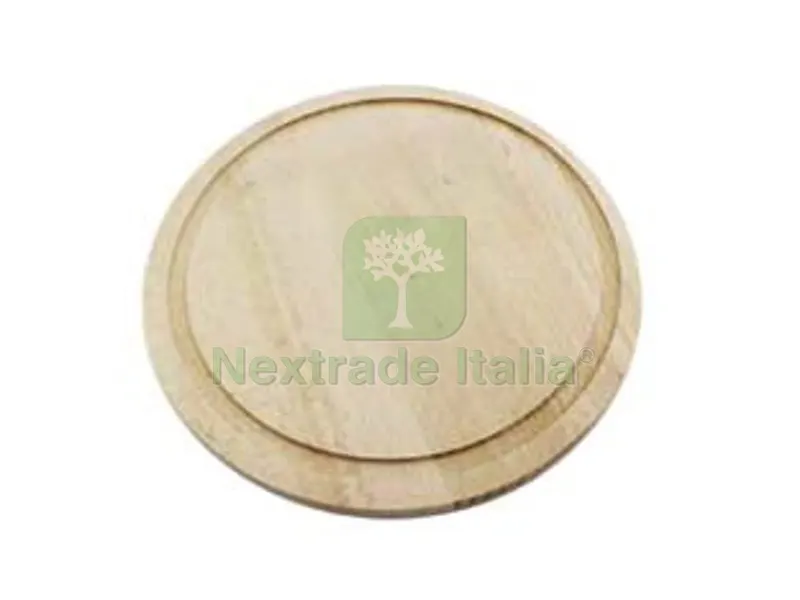 TAGLIERE ROTONDO IN FAGGIO CON SCANALATURA CM.24 - cm.24 — Cucina e coltelleria — rif. FERX.FER381574 TAGLIERE ROTONDO IN FAGGIO CON SCANALATURA CM.24 - cm.24 — Cucina e coltelleria — rif. FERX.FER381574
