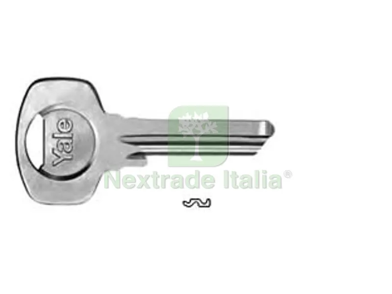 10PZ Chiave Grezza Yale 1008 - 5 spine DX, mm.27,15 (01008#000B084000) — Serrature e cilindri — rif. FERX.FER382878 10PZ Chiave Grezza Yale 1008 - 5 spine DX, mm.27,15 (01008#000B084000) — Serrature e cilindri — rif. FERX.FER382878