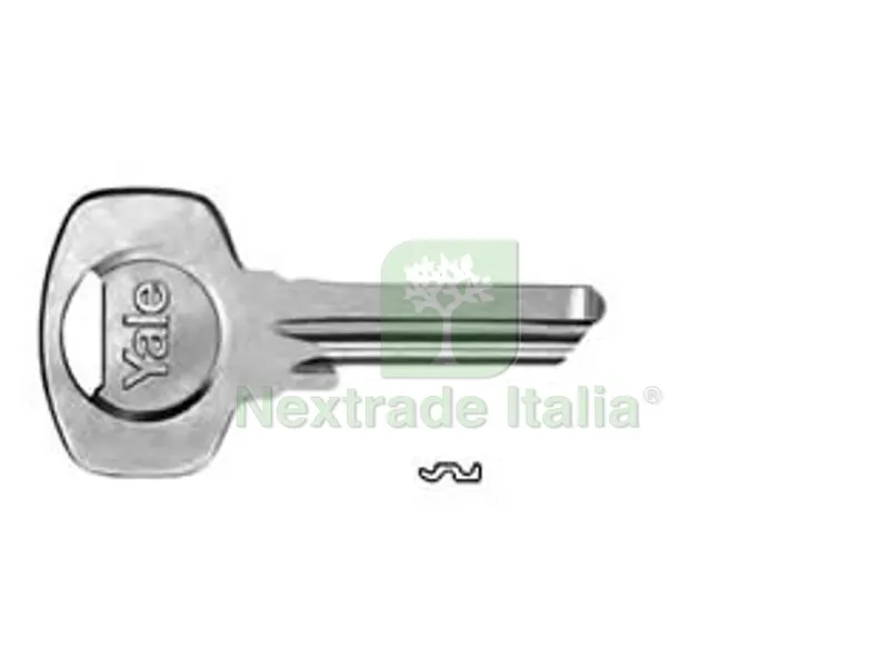 10PZ Chiave Grezza Yale 1009 - 4 spine DX - mm.23,65 (01009#000B084000) — Serrature e cilindri — rif. FERX.FER382885 10PZ Chiave Grezza Yale 1009 - 4 spine DX - mm.23,65 (01009#000B084000) — Serrature e cilindri — rif. FERX.FER382885