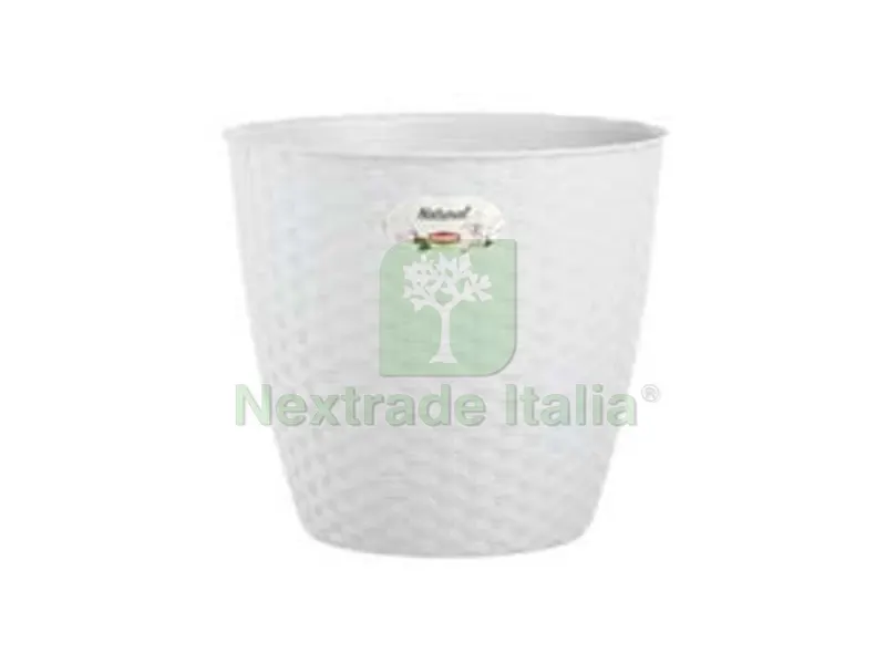 3PZ VASO NATURAL BIANCO - ? cm.24x22.2h. - lt.6.2 — Vasi e fioriere — rif. FERX.FER383202