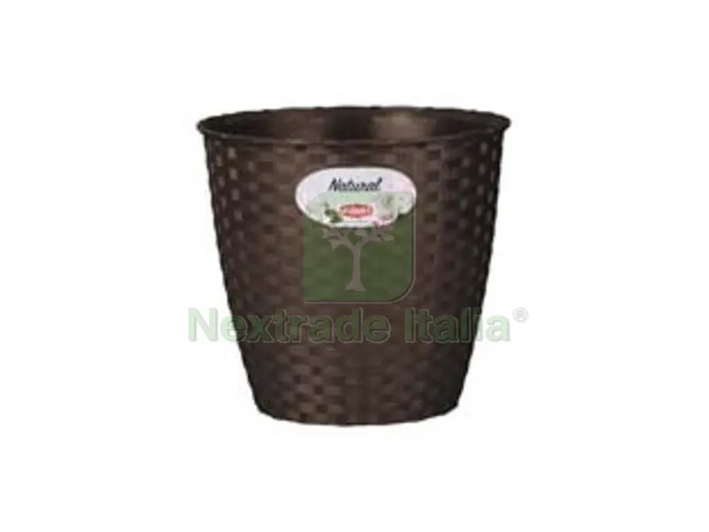 4PZ VASO NATURAL MOKA ? CM.19 - cm. 19x17.5h. - lt. 3 — Vasi e fioriere — rif. FERX.FER383233 4PZ VASO NATURAL MOKA ? CM.19 - cm. 19x17.5h. - lt. 3 — Vasi e fioriere — rif. FERX.FER383233