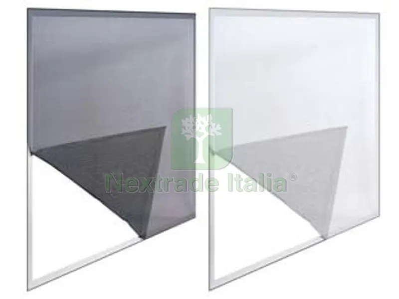 4PZ zanzariera per finestre in poliestere con nastro 2 teli - cm.150x130 - bianca — Tende e zanzariere — rif. FERX.FER383462 4PZ zanzariera per finestre in poliestere con nastro 2 teli - cm.150x130 - bianca — Tende e zanzariere — rif. FERX.FER383462