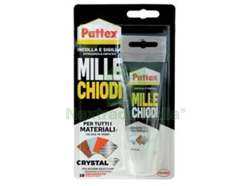 4BLISTER Pattex Millechiodi Crystal - gr.90 — Chiodi e graffe — rif. FERX.FER384278
