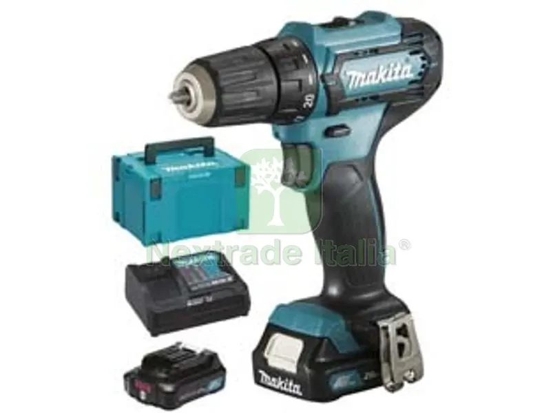 trapano avvitatore 2 vel 2 batt.li-ion 12v 2,0ah (df333dsaj) — Trapani e avvitatori — rif. FERX.FER386043