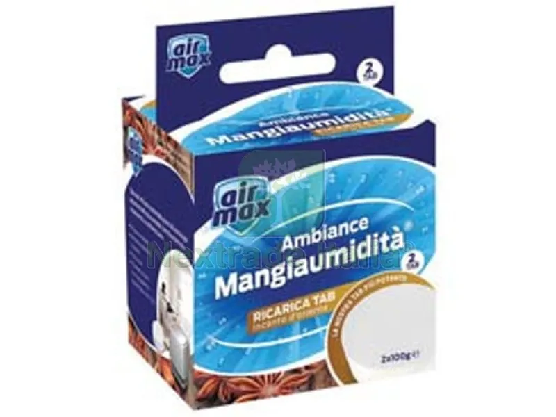 6PZ airmax assorbiumidita' mini tab ricarica incanto d'oriente - 2 ricariche 100 gr. ciascuna — Casalinghi e organizzazione — rif. FERX.FER386210