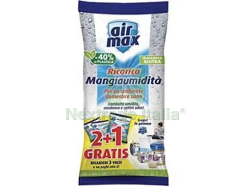 12PZ Airmax Mangiaumidita' Sali Ricarica Neutra - 3 ricariche gr.450 — Casalinghi e organizzazione — rif. FERX.FER386258