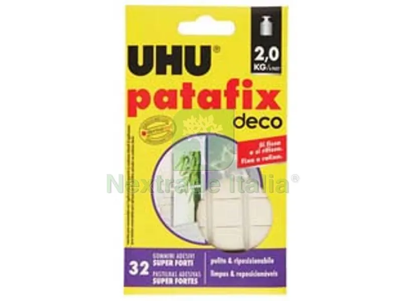 12BLISTER PATAFIX DECO GOMMINI ADESIVI SUPER FORTI PZ.32 — Adesivi e sigillanti — rif. FERX.FER386319 12BLISTER PATAFIX DECO GOMMINI ADESIVI SUPER FORTI PZ.32 — Adesivi e sigillanti — rif. FERX.FER386319