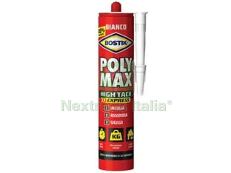 2PZ Polymax High Tack Express Bianco - gr.440 — Adesivi e sigillanti — rif. FERX.FER386500 2PZ Polymax High Tack Express Bianco - gr.440 — Adesivi e sigillanti — rif. FERX.FER386500