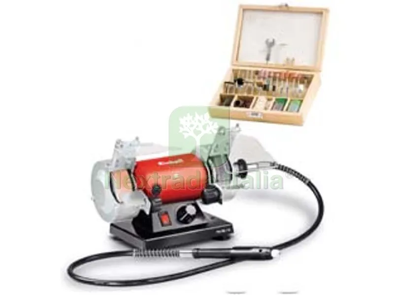 SMERIGLIATRICE DA BANCO DOPPIA MOLA E MINITRAPANO 150W (TC-XG 75 KIT) — Smerigliatrici e seghe — rif. FERX.FER388313 SMERIGLIATRICE DA BANCO DOPPIA MOLA E MINITRAPANO 150W (TC-XG 75 KIT) — Smerigliatrici e seghe — rif. FERX.FER388313