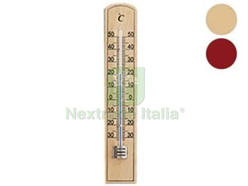 5PZ TERMOMETRO LEGNO ECO - chiaro - mm.260x36 — Tubi e raccordi — rif. FERX.FER388443 5PZ TERMOMETRO LEGNO ECO - chiaro - mm.260x36 — Tubi e raccordi — rif. FERX.FER388443