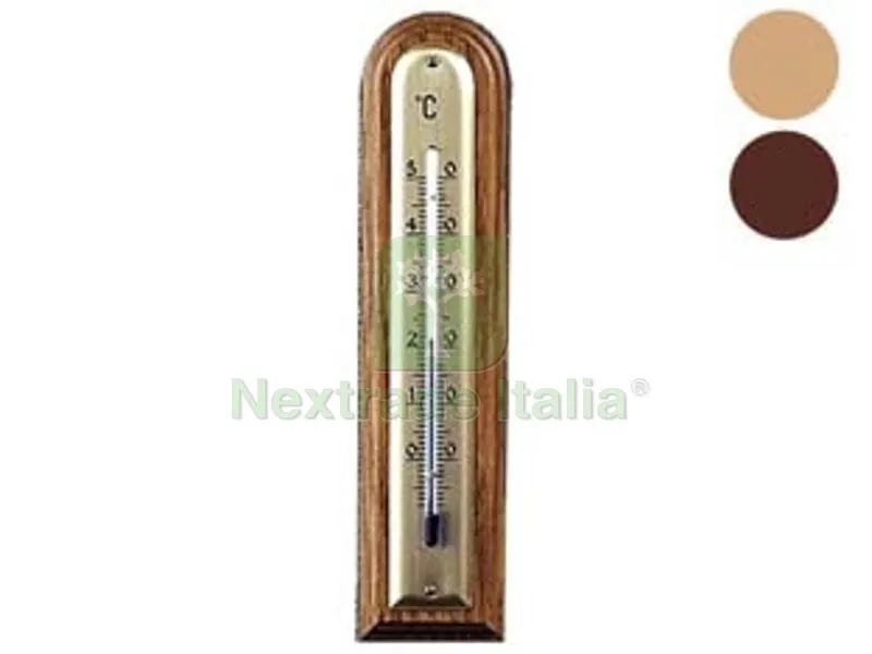 TERMOMETRO LEGNO NOCE ARROTONDATO - scuro - mm.183x43 — Tubi e raccordi — rif. FERX.FER388511 TERMOMETRO LEGNO NOCE ARROTONDATO - scuro - mm.183x43 — Tubi e raccordi — rif. FERX.FER388511