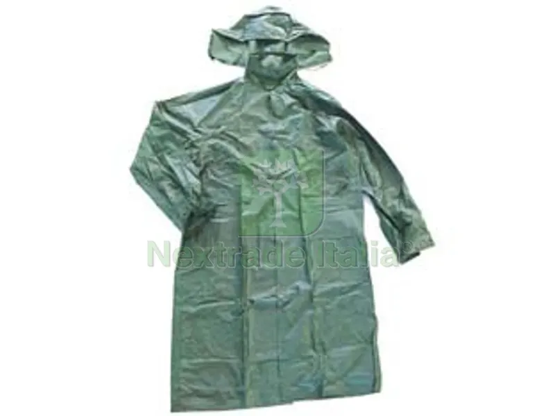 IMPERMEABILE CAPPOTTO IN NYLON/PVC VERDE - tg. XXXL — Scarichi e sifoni — rif. FERX.FER390880 IMPERMEABILE CAPPOTTO IN NYLON/PVC VERDE - tg. XXXL — Scarichi e sifoni — rif. FERX.FER390880