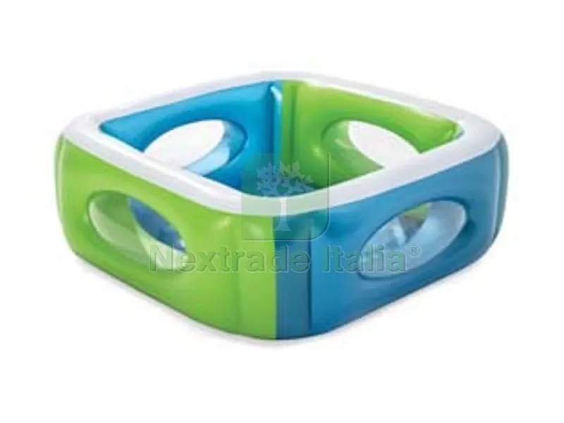 piscina "window multi color" gonfiabile quadrata +6 anni - cm.168x168x56h. - peso kg.13 (art.51132) — Gonfiabili e galleggianti — rif. FERX.FER391450 piscina "window multi color" gonfiabile quadrata +6 anni - cm.168x168x56h. - peso kg.13 (art.51132) — Gonfiabili e galleggianti — rif. FERX.FER391450
