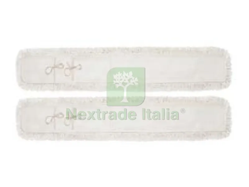 Ricambio Frangia Cotone per Scopa a Forbice PZ.2 - cm.105x20 — Attrezzi da giardino — rif. FERX.FER391993 Ricambio Frangia Cotone per Scopa a Forbice PZ.2 - cm.105x20 — Attrezzi da giardino — rif. FERX.FER391993