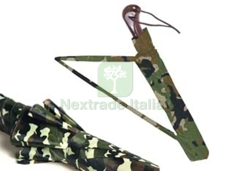 3PZ OMBRELLO PIEGHEVOLE GOLF AUTOMATICO 8 STECCHE MIMETICO — Tempo libero outdoor — rif. FERX.FER392211 3PZ OMBRELLO PIEGHEVOLE GOLF AUTOMATICO 8 STECCHE MIMETICO — Tempo libero outdoor — rif. FERX.FER392211