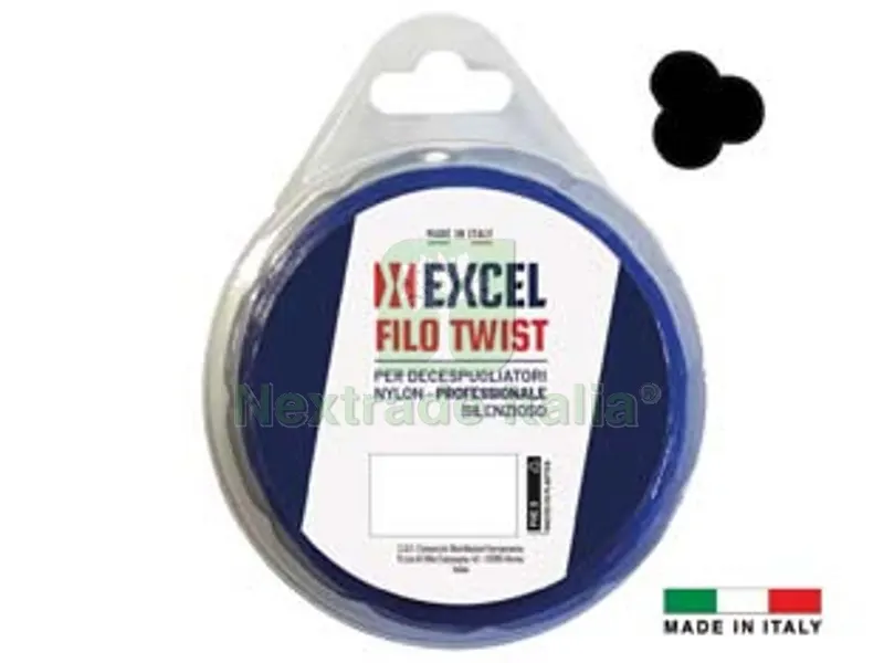 FILO PER DECESPUGLIATORE IN NYLON SILENZIATO RITORTO BLU - ? mm.4 in matassa da mt.30 — Ricambi e accessori macchine da giardino — rif. FERX.FER392938