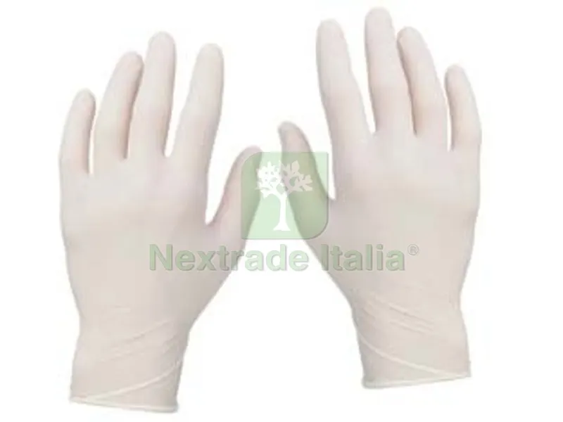2PZ Guanti in Vinile Bianchi Senza Polvere - tg.L conf. da 100 pz. — Guanti da lavoro — rif. FERX.FER393751