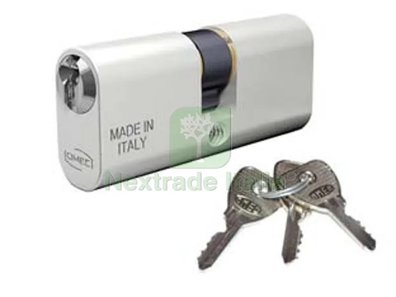 Cilindro a Infilare Ovale in Alluminio 140 - mm.80 centrato (40x40) (140/08L) — Serrature e cilindri — rif. FERX.FER393881 Cilindro a Infilare Ovale in Alluminio 140 - mm.80 centrato (40x40) (140/08L) — Serrature e cilindri — rif. FERX.FER393881