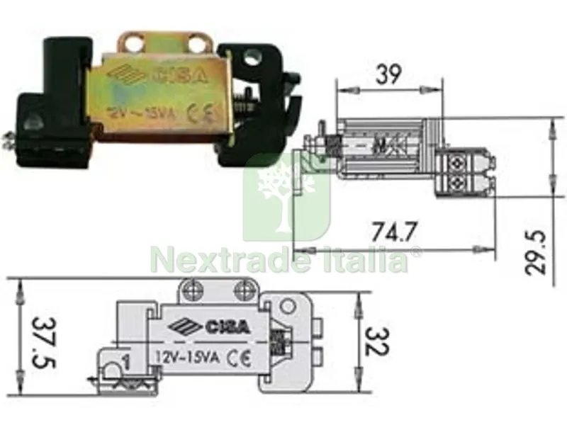 bobine tensione 12v per serratura elettrica 07025 00 — Serrature e cilindri — rif. FERX.FER394468 bobine tensione 12v per serratura elettrica 07025 00 — Serrature e cilindri — rif. FERX.FER394468
