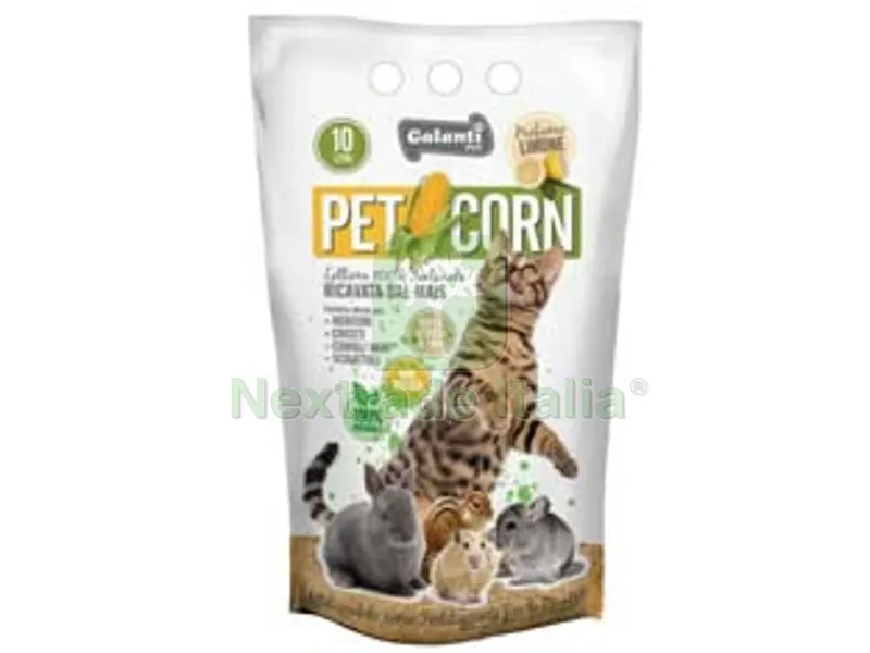 LETTIERA PETCORN RICAVATA DAL MAIS - lt.10 — Gatti — rif. FERX.FER395137 LETTIERA PETCORN RICAVATA DAL MAIS - lt.10 — Gatti — rif. FERX.FER395137