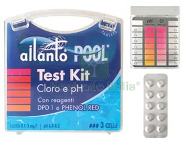 Kit Tester Cloro e PH con Reagenti in Pastiglie 10X4 Tablets — Elettronica e TV — rif. FERX.FER396059 Kit Tester Cloro e PH con Reagenti in Pastiglie 10X4 Tablets — Elettronica e TV — rif. FERX.FER396059