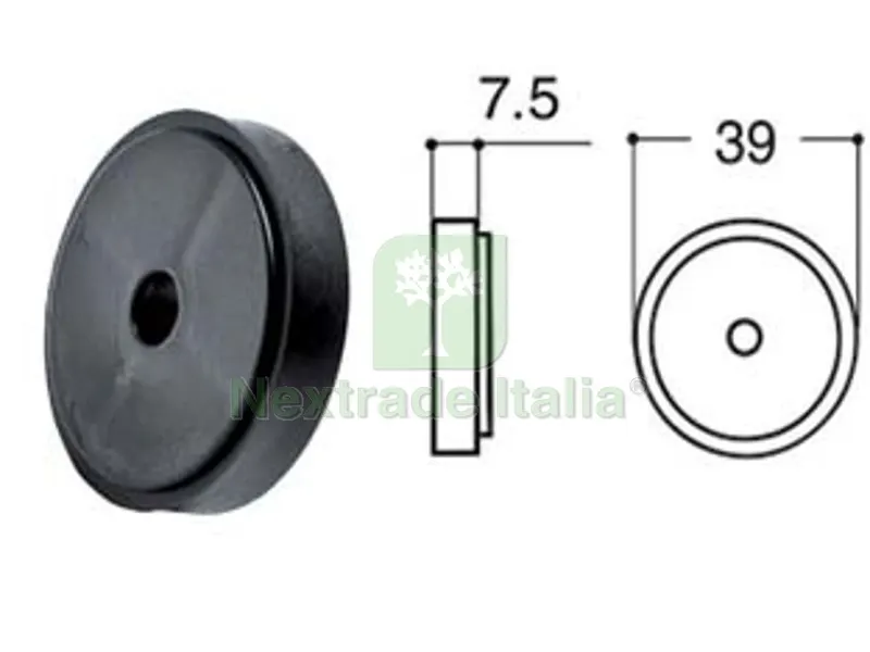 30PZ SPESSORE PER FERMAPERSIANE IN NYLON "GRILLO" - mm.7,5 — Funi, golfari e accessori sollevamento — rif. FERX.FER396257 30PZ SPESSORE PER FERMAPERSIANE IN NYLON "GRILLO" - mm.7,5 — Funi, golfari e accessori sollevamento — rif. FERX.FER396257