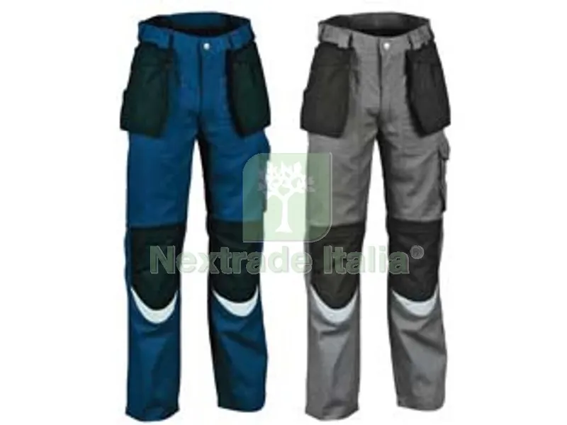 pantalone carpenter in cotone e poliestere right fit - tg.44 - navy/nero — Protezioni corpo — rif. FERX.FER397223