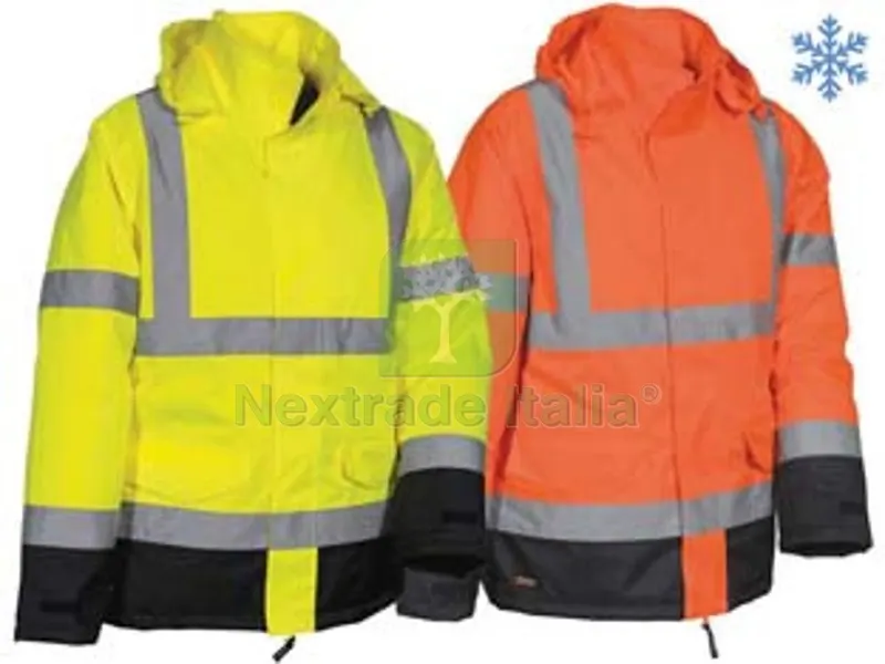 GIACCA IMBOTTITA NAMSOS AD ALTA VISIBILITA' - tg.S - arancio fluo/navy — Abbigliamento da lavoro — rif. FERX.FER469432