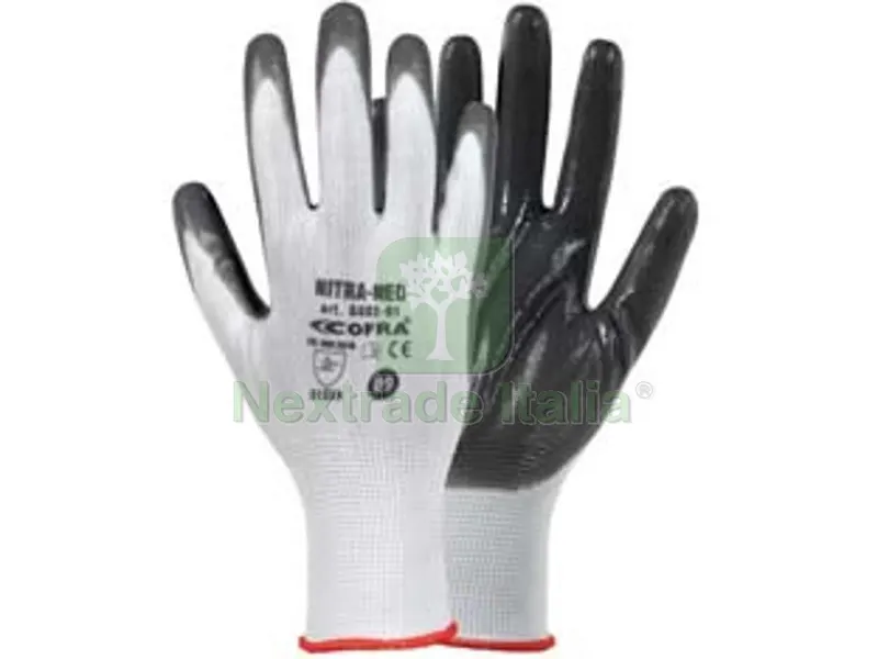 144PZ guanti da lavoro nitra-neo in nitrile tg.xl nitrile leggero e resistente agli oli versatile fodera in poliestere protezione generale, protezione meccanica leggera ambiente d'uso: superf — Guanti da lavoro — rif. FERX.FER399074