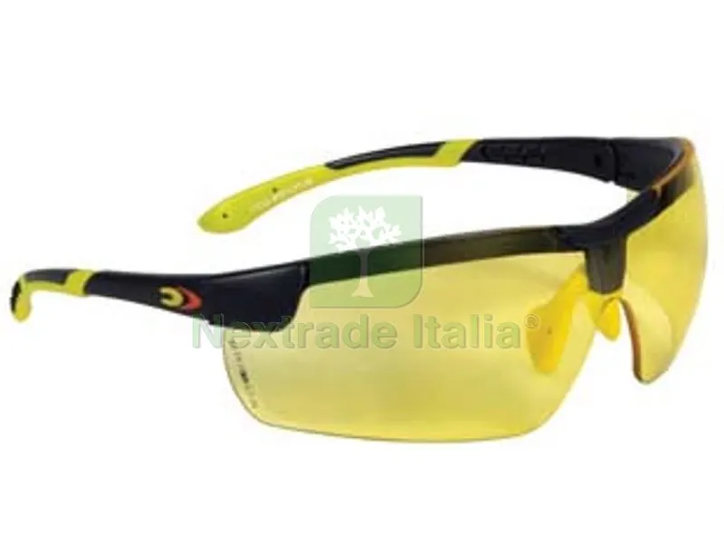 5PZ occhiali di protezione rotexten in policarbonato gialli — Protezioni corpo — rif. FERX.FER399142 5PZ occhiali di protezione rotexten in policarbonato gialli — Protezioni corpo — rif. FERX.FER399142