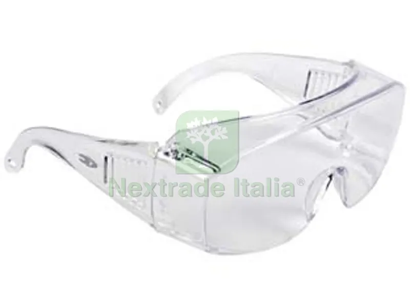 10PZ occhiali do protezione overcare in policarbonato incolore — Protezioni corpo — rif. FERX.FER399203 10PZ occhiali do protezione overcare in policarbonato incolore — Protezioni corpo — rif. FERX.FER399203
