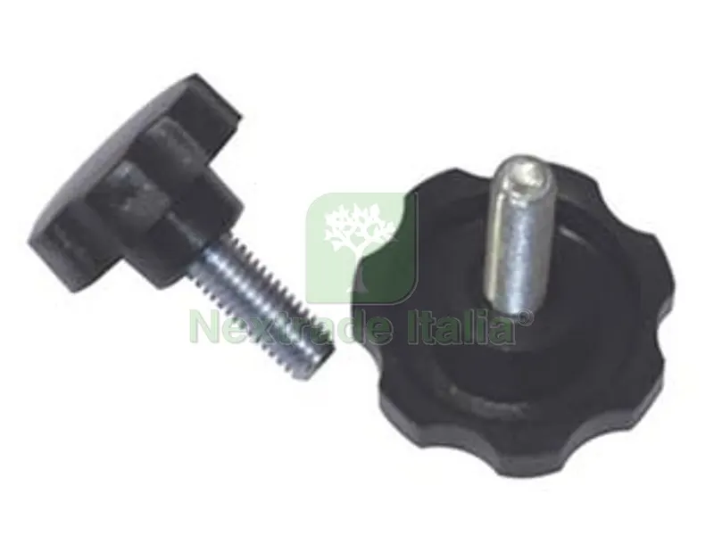 10PZ VOLANTINO CON PERNO FILETTATO IN ABS NERO - ? volantino mm.40, perno M8 — Bulloni, dadi e rondelle — rif. FERX.FER400954 10PZ VOLANTINO CON PERNO FILETTATO IN ABS NERO - ? volantino mm.40, perno M8 — Bulloni, dadi e rondelle — rif. FERX.FER400954