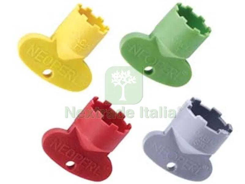 10PZ CHIAVE DI SERVIZIO PER MONTAGGIO AERATORI CACHE - rossa per aeratore JR M21,5X1 (ns cod.401708) — Rubinetti e valvole — rif. FERX.FER401746 10PZ CHIAVE DI SERVIZIO PER MONTAGGIO AERATORI CACHE - rossa per aeratore JR M21,5X1 (ns cod.401708) — Rubinetti e valvole — rif. FERX.FER401746