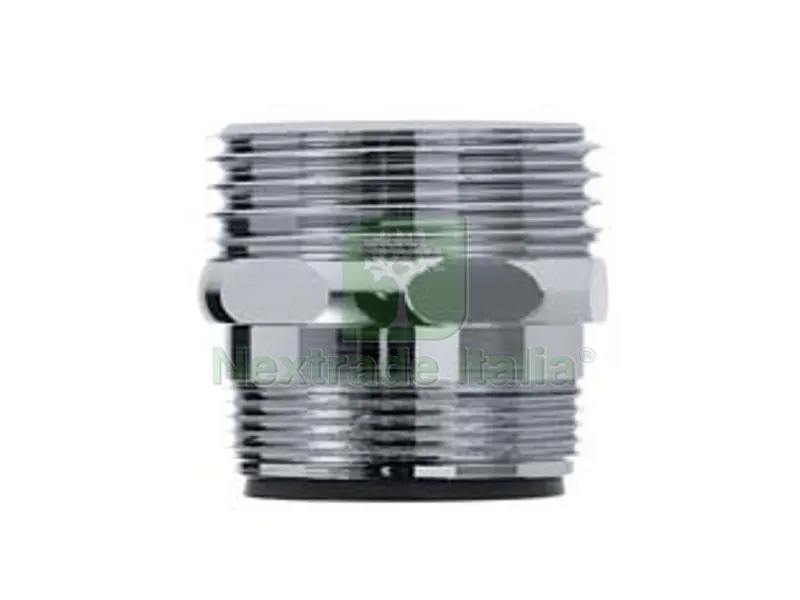 RIDUZIONE IN OTTONE CROMATO M/M - M24x1x3/4" — Tubi e raccordi — rif. FERX.FER401791