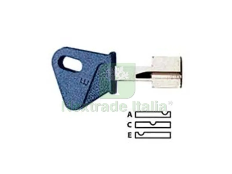 5PZ CHIAVI ORIGINALI MOTTURA A POMPA 92105 - gambo tipo E, (92105EBLUC) — Serrature e cilindri — rif. FERX.FER402071 5PZ CHIAVI ORIGINALI MOTTURA A POMPA 92105 - gambo tipo E, (92105EBLUC) — Serrature e cilindri — rif. FERX.FER402071