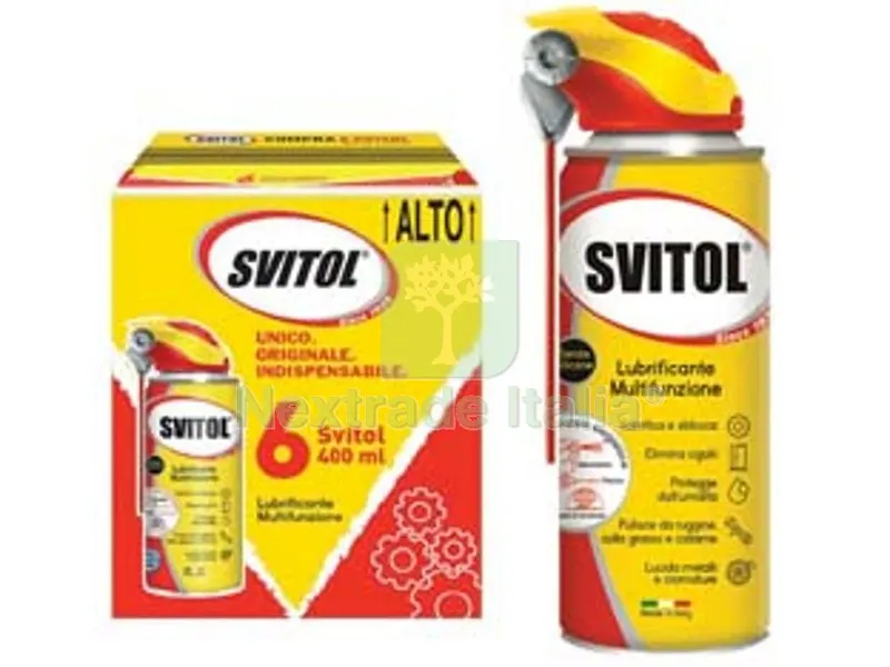 svitol sbloccante spray - ml.400 bombola spray confezione pz.6 (2128) — Lubrificanti e oli — rif. FERX.FER402972 svitol sbloccante spray - ml.400 bombola spray confezione pz.6 (2128) — Lubrificanti e oli — rif. FERX.FER402972