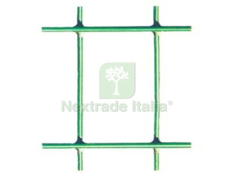 Rete Elettrosaldata Plastificata Verde Maglia MM.50X75 Maglia MM.50X75 Filo ? MM.2,1 Esterno - CM.200H. — Reti e recinzioni — rif. FERX.FER403245