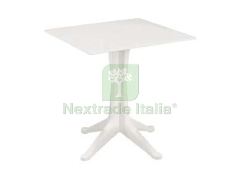 Tavolo da Giardino "ponente" Bianco CM.70X70 - cm.70x70x71,7h. - peso kg.7,7 — Arredo giardino — rif. FERX.FER403337
