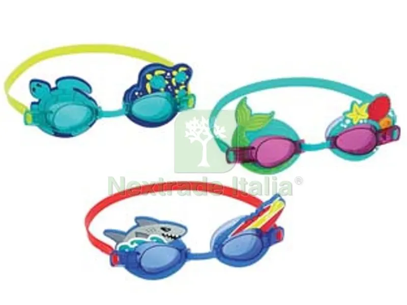 2PZ occhiali piscina "emotion" per bambini 3-6 anni - (art.21080) — Protezioni corpo — rif. FERX.FER403917 2PZ occhiali piscina "emotion" per bambini 3-6 anni - (art.21080) — Protezioni corpo — rif. FERX.FER403917