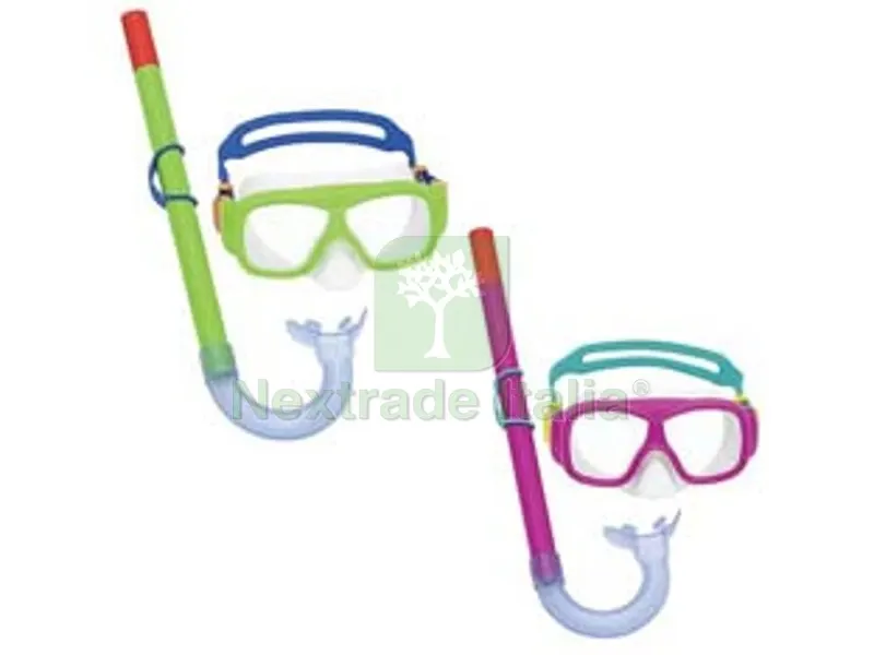 2PZ set da snorkeling "freestyle" a e boccaio per ragazzi +7 anni - (art.24035) — Tempo libero outdoor — rif. FERX.FER403948