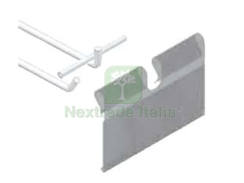 100PZ Targhetta Portaprezzo per Ganci Barre Universali - mm.75x40 — Casalinghi e organizzazione — rif. FERX.FER404228